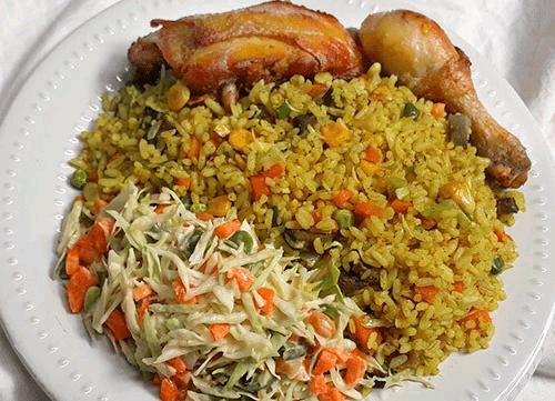 fried rice, two paddies pack