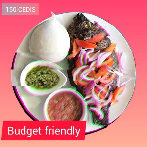 Banku and tilapia, only in Accra